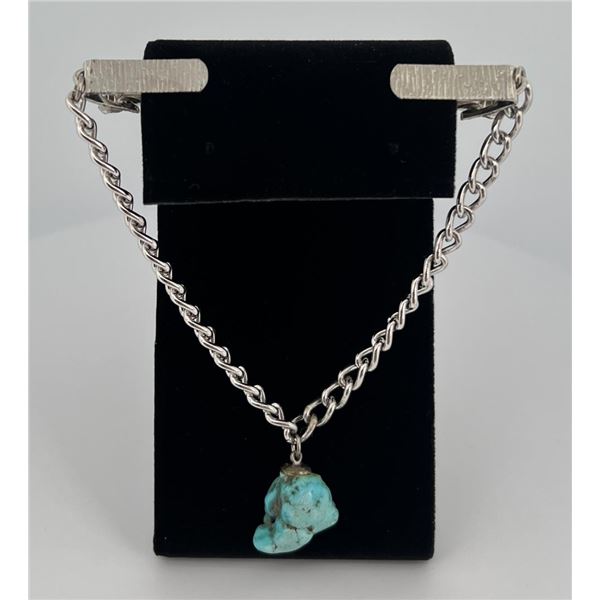 Navajo Turquoise Fur Clip