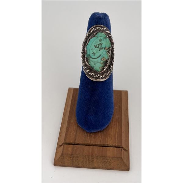 Navajo Sterling Silver Turquoise Ring