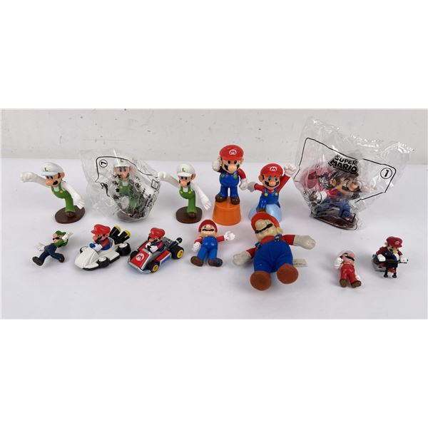 Collection of Vintage Mario Figures