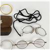 Image 3 : Group of Antique Spectacles Glasses