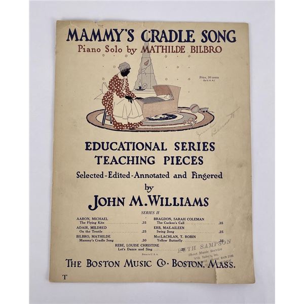 Mammy's Cradle Song Sheet Music