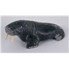 Image 1 : Alaskan Inuit Eskimo Soapstone Walrus Carving