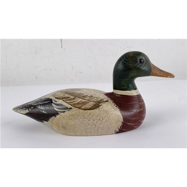 Montana Wood Carved Duck Decoy