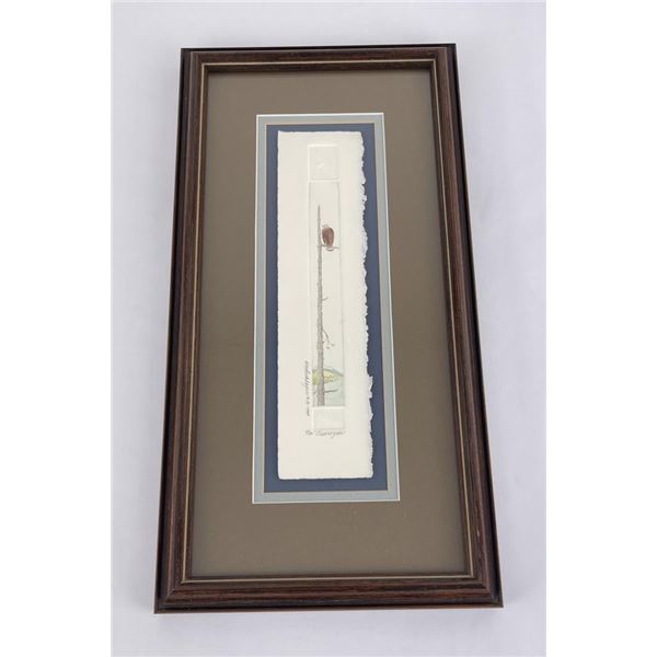 Laura Woolschlager Bald Eagle Etching