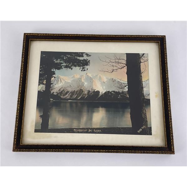 Resurrection Bay Alaska Hand Tinted Photo