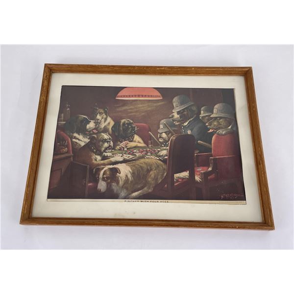 Coolidge Dogs Playing Poker Print