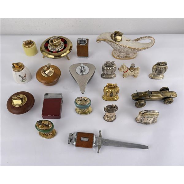 Large Collection of Table Lighters