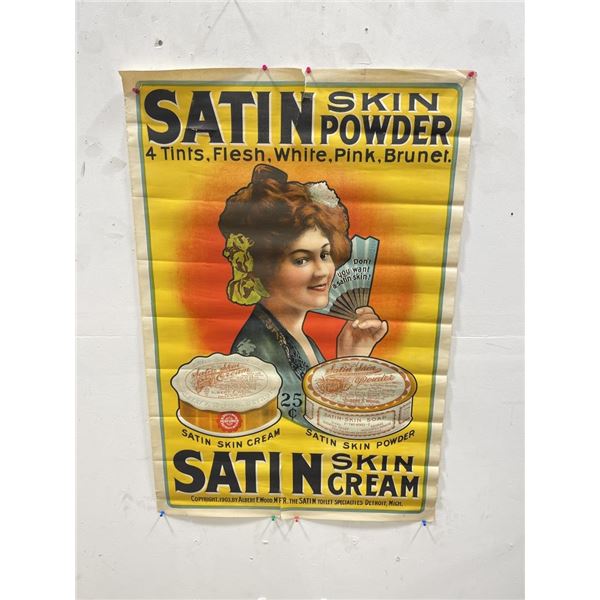 Satin Skin Powder Cream Poster
