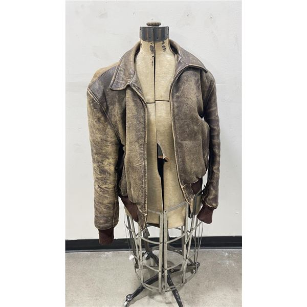 1940s Campus Horsehide Motorcycle Jacket