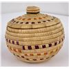 Image 1 : Alaskan Inuit Eskimo Lidded Basket