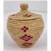 Image 1 : Alaskan Inuit Eskimo Lidded Basket