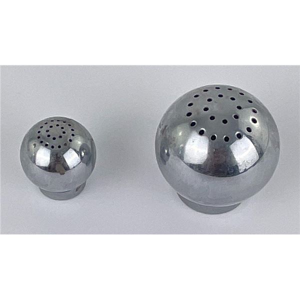 Art Deco Chase Chrome Salt and Pepper Shakers