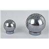 Image 2 : Art Deco Chase Chrome Salt and Pepper Shakers