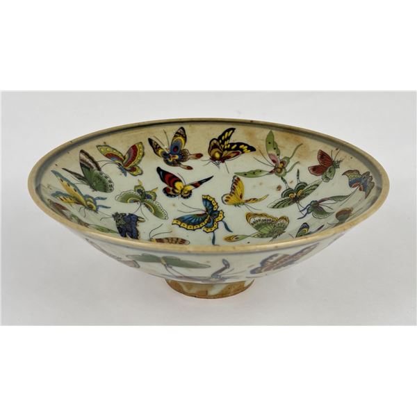Chinese 1000 Thousand Butterflies Bowl