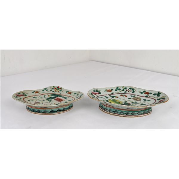 Antique Chinese Export Porcelain Dishes Bowls