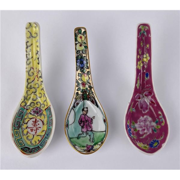 Chinese Export Porcelain Spoons