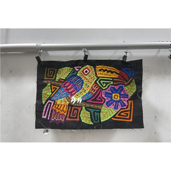 Kuna Mola Cloth Panel