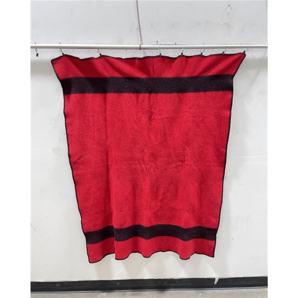 Antique Red Wool Trade Blanket