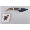 Image 1 : Bo Earls Handmade Obsidian Horn Handle Knife