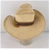 Image 3 : Vintage John B Stetson Straw Cowboy Hat