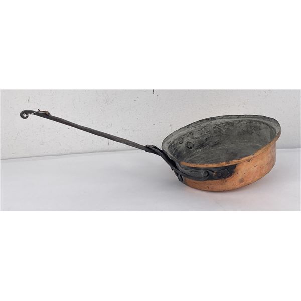 Antique Tinned Copper Sauce Pan
