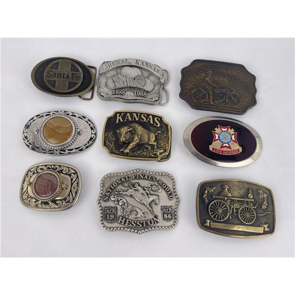 Collection of Vintage Belt Buckles