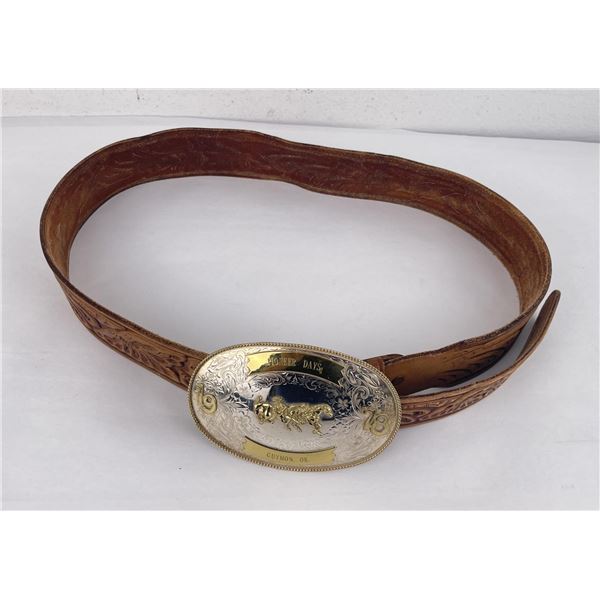 Pioneer Days Guymon Oklahoma Cowboy Belt Buckle