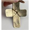 Image 4 : Navajo Hammered Concho Cross Necklace