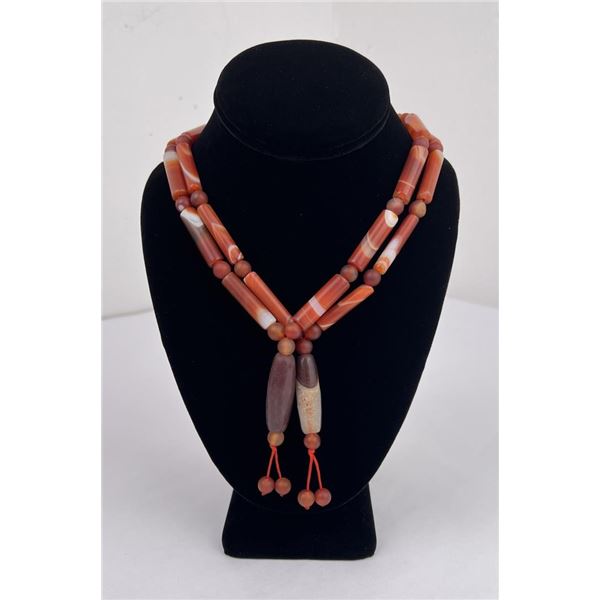 Red Agate Bead Necklaces Prayer Beads