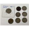 Image 2 : Lot of 8 Liberty V Nickels