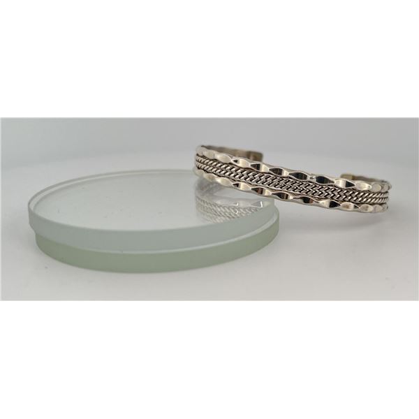 Navajo Tahe Sterling Silver Bracelet