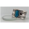Image 1 : Navajo Sterling Silver Turquoise Bracelet