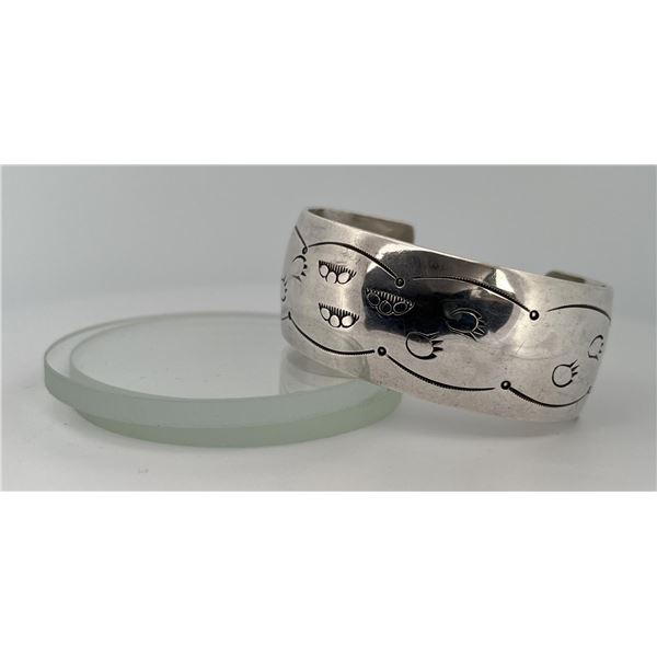 Eugene Martinez Paiute Indian Sterling Bracelet