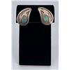 Image 1 : Navajo Turquoise Sterling Silver Earrings