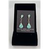 Image 1 : Zuni Turquoise Sterling Silver Earrings