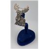 Image 1 : Moose Sterling Silver Brooch-