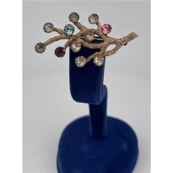 Van Dell 1/20 12k Gold Filled Tree Brooch