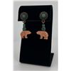 Image 1 : Zuni Bear Fetish Earrings