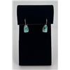 Image 2 : Navajo Turquoise Sterling Silver Earrings
