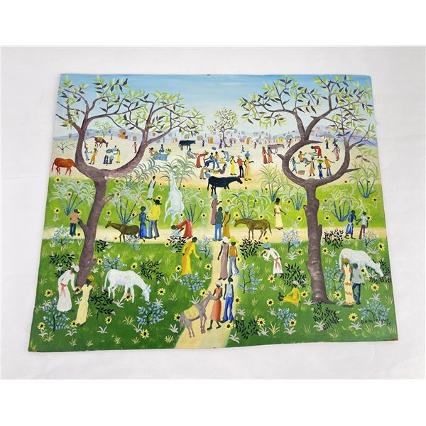 Dominican Republic Haitian Oil Painting