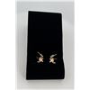 Image 2 : 14k Gold Hummingbird Earrings