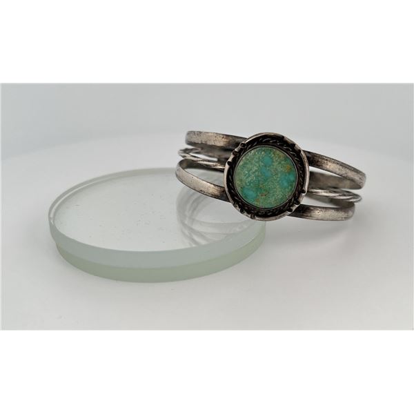 Navajo Sterling Silver Turquoise Bracelet