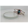Image 1 : Navajo Sterling Silver Turquoise Bracelet