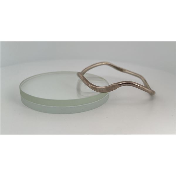 Mid Century Freeform Sterling Silver Bracelet