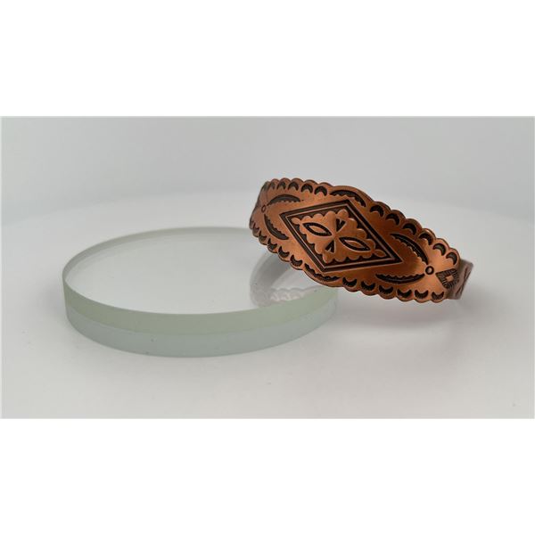 Navajo Bell Trading Post Copper Bracelet