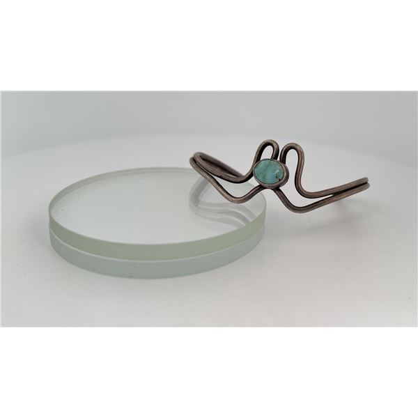 Navajo Sterling Silver Turquoise Bracelet