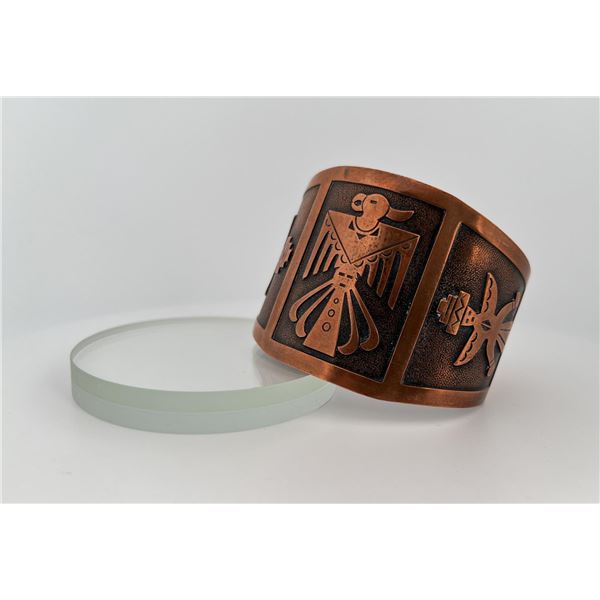 Navajo Copper Trading Post Bracelet