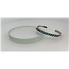 Image 2 : Zuni Sterling Silver Turquoise Inlay Bracelet