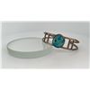 Image 1 : Navajo Sterling Silver Turquoise Bracelet