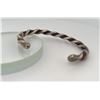 Image 2 : Navajo Sterling Silver Twisted Bracelet